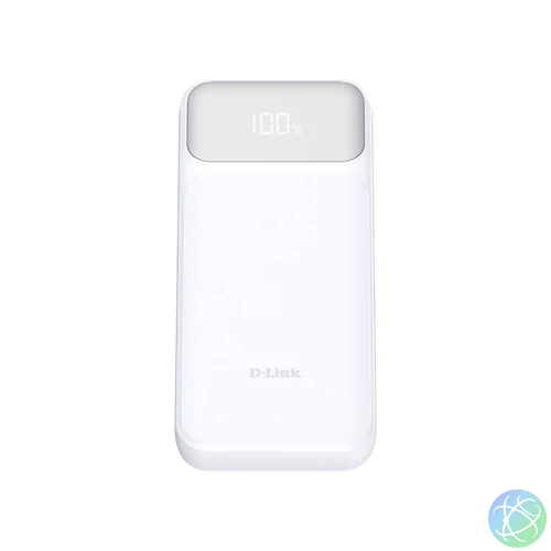 D-LINK Power Bank 20000mAh 2xUSB-C + 1xUSB Fehér, DPP-201