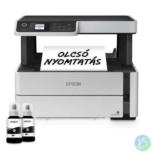 EPSON Tintasugaras nyomtató - EcoTank M2170 (A4, MFP, 1200x2400 DPI, 39 lap/perc, USB/LAN/Wifi)