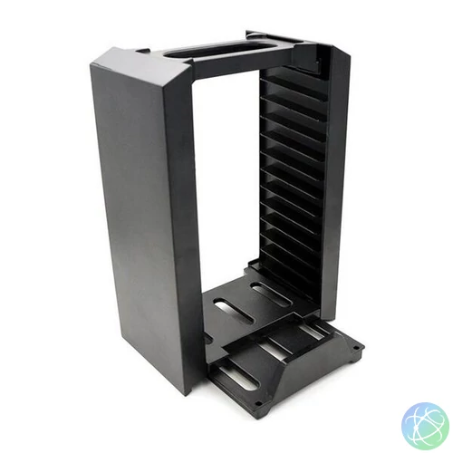 FROGGIEX PS4 Kiegészítő Töltő állomás + Játék tartó Fekete, FX-P4-C1-B