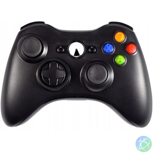 FROGGIEX XBOX 360/PC Kiegészítő Vezeték nélküli kontroller + Vezeték nélküli adapter, Fekete
