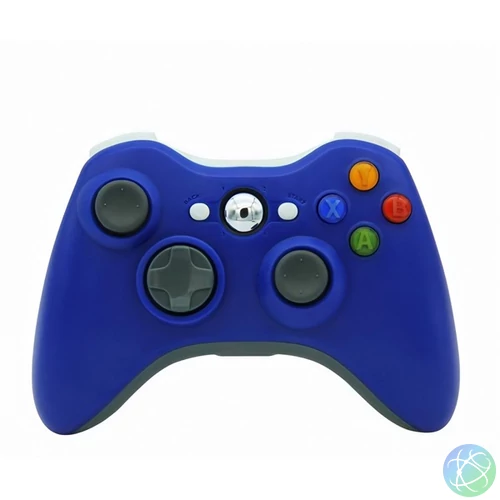 FROGGIEX XBOX 360/PC Kiegészítő Vezeték nélküli kontroller + Vezeték nélküli adapter, Kék