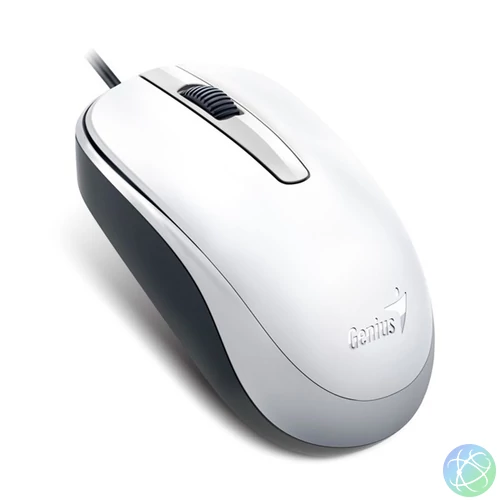 GENIUS Vezetékes egér optikai DX-120, USB, 1000dpi, Fehér