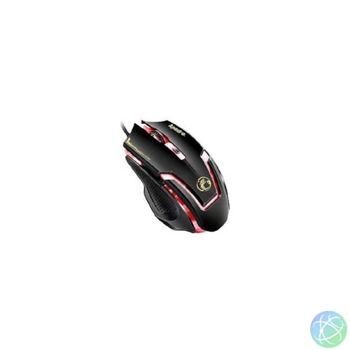 APEDRA Vezetékes egér optikai, gaming A9, 3200dpi, USB, Fekete