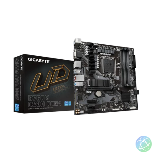 GIGABYTE Alaplap S1700 B760M DS3H DDR4 INTEL B760, mATX