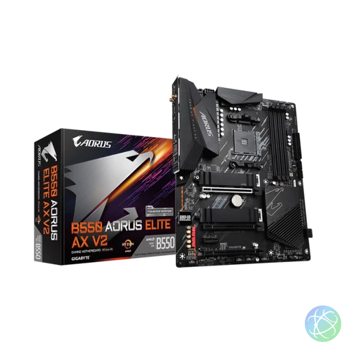GIGABYTE Alaplap AM4 B550 AORUS ELITE AX V2 AMD B550, ATX