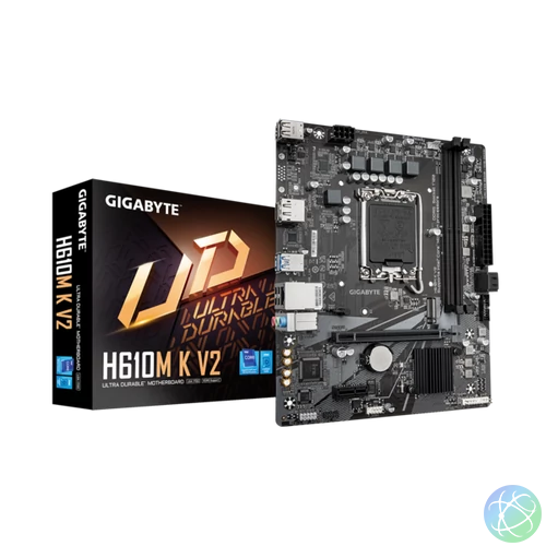 GIGABYTE Alaplap S1700 H610M K V2 INTEL H610, mATX
