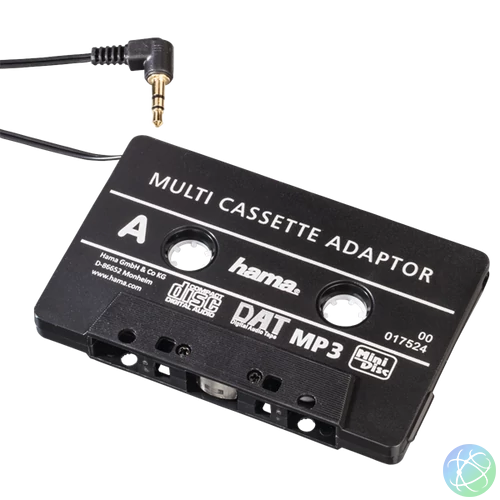 HAMA 17524, CD ADAPTER KAZETTA AUTORÁDIÓHOZ, FEKETE