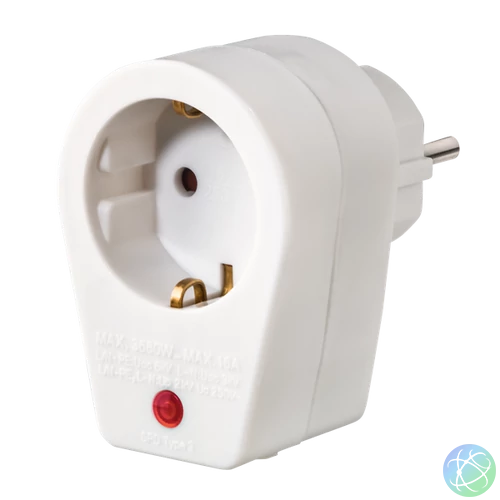 HAMA 223323, FIP HÁLÓZATI TÚLFESZÜLTSÉG VÉDŐ ADAPTER, FEHÉR