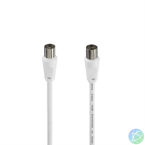 HAMA 205030, FIC ECO ANTENNAKÁBEL 75DB, FEHÉR 25DB/CSG 5,0M, FEHÉR