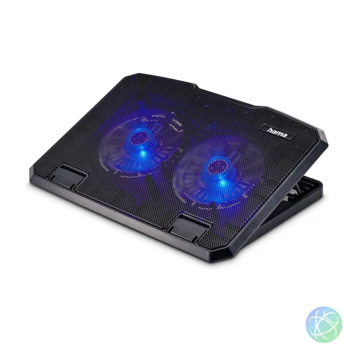 HAMA 126806, NOTEBOOK HŰTŐ "BLACK METAL", 15.6", FEKETE