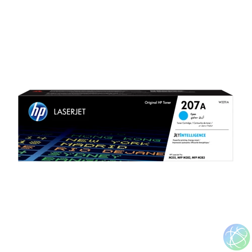 HP Toner (207A) W2211A ciánkék 1250/oldal M255/M282/M283