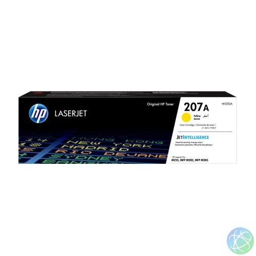 HP Toner (207A) W2212A sárga 1250/oldal M255/M282/M283