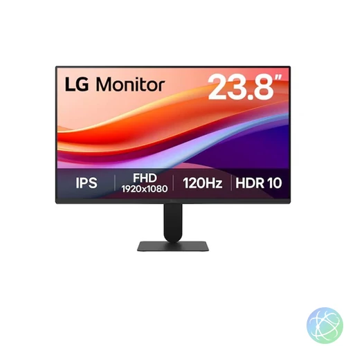 LG IPS monitor 23,8" 24U41YA-B, 1920x1080, 16:9, 250 cd/m2, 5ms, D-SUB/HDMI
