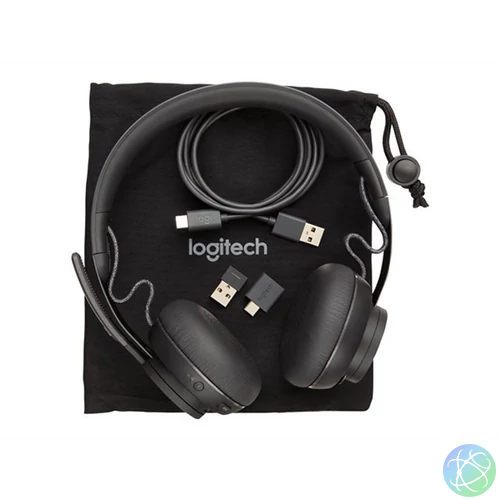 LOGITECH Fejhallgató 2.0 - Zone Wired MS Mikrofonos, Grafitszürke