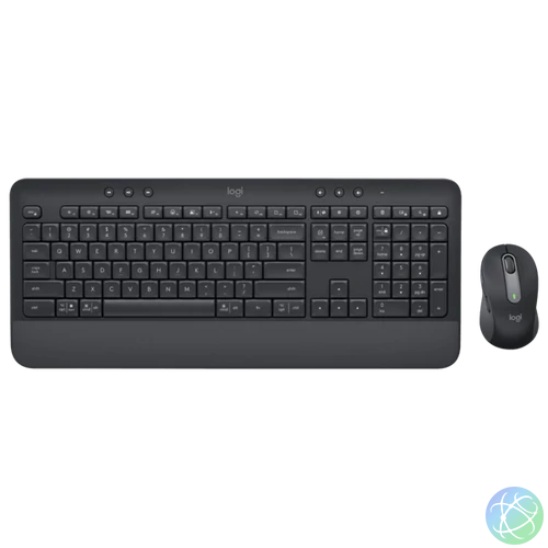 LOGITECH Billentyűzet + egér - MK650 Vezeték Nélküli Combo Grafitszürke, HUN