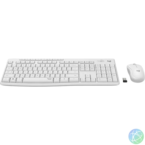 LOGITECH Billentyűzet + egér - MK295 Silent Vezeték Nélküli Combo Piszkosfehér, HUN