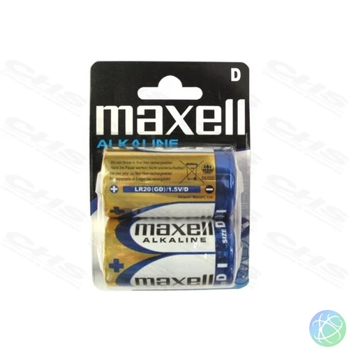 MAXELL Alkálielem R-20 Góliát 2db-os