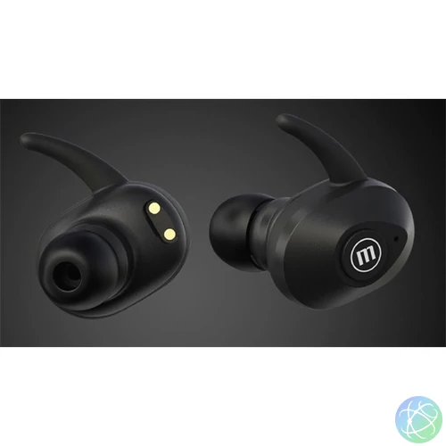MAXELL vezeték nélküli fülhallgató, MINI DUO earbuds, TWS, bluetooth 5.0, fekete