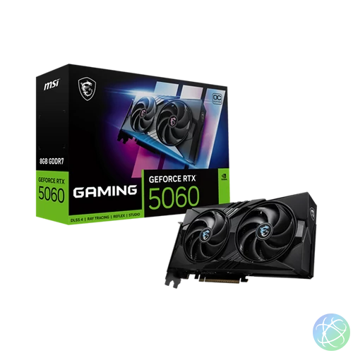 MSI Videokártya PCI-Ex16x nVIDIA RTX 5060 GAMING 8GB DDR7 OC