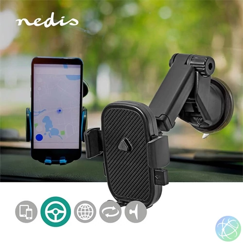 Nedis SCMT110BK autós telefon tartó, Holder telefonhoz