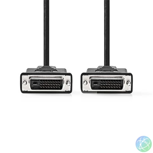 Nedis CCGP32001BK30 DVI-D 24+1p kábel, 2560x1600, hossz 3m