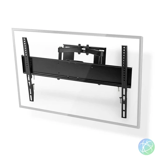 Nedis TVWM3551BK szabadon mozgatható fali LCD TV / monitor tartó konzol (37"-80"), 35kg