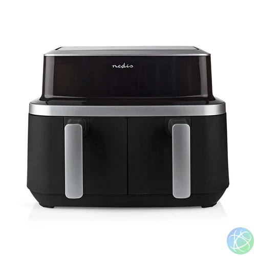 Nedis KAAF320BK dupla forrólevegős légkeverős sütő, 2x4.2l, 2600W