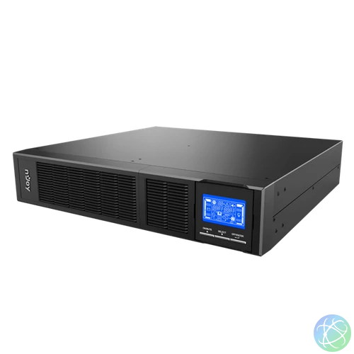 NJOY Szünetmentes Balder 1000, 1000VA, 1000W, Online rack (2U), LCD display