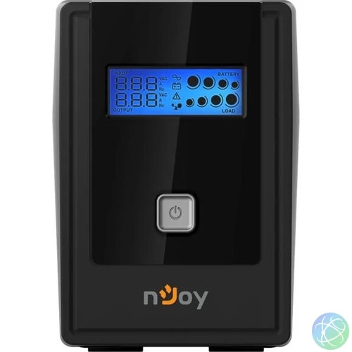NJOY Szünetmentes CADU 850, 850VA, 480W, Line-Interactice, LCD display