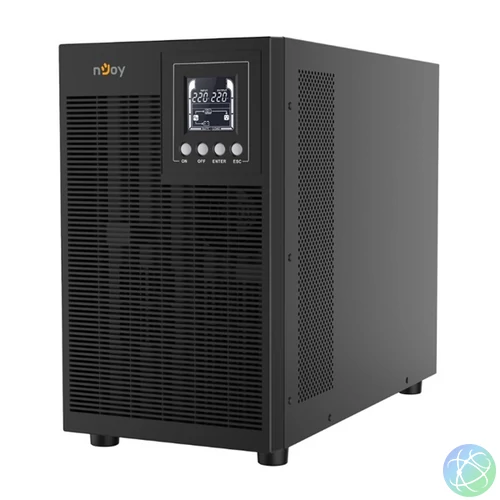 NJOY Szünetmentes ECHO PRO 3000, 3000VA, 2400W, Online, LCD display