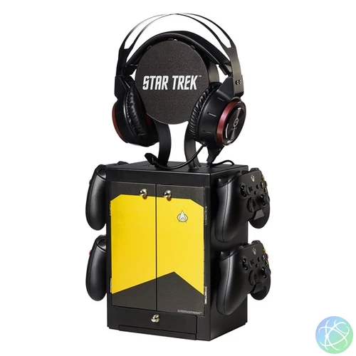 NUMSKULL PS5/XBOX Series Star Trek játéktartó szekrényes állvány, Sárga