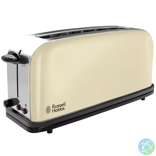 RUSSELL HOBBS 21395-56/RH Colours Plus+ krém hosszúszeletes 2-szeletes kenyérpirító, 1 betöltőnyílás