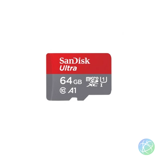 SANDISK 215421, MICROSD ULTRA ANDROID KÁRTYA 64GB, 140MB/s, A1, Class 10, UHS-I