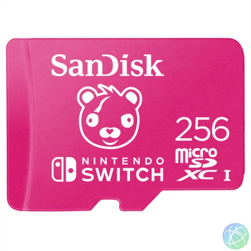 SANDISK 215473, microSDXC KARTYA NINTEn SWITCH - 256GB, 100/90 MB/s Fortnite EDT.