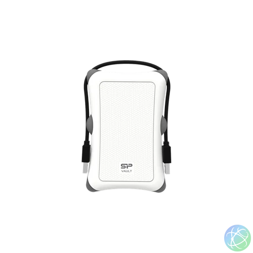 SILICON POWER 2.5" HDD USB 3.2 1TB Armor A30 ütésálló, Fehér