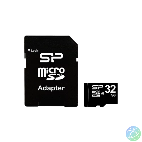 SILICON POWER Memóriakártya MicroSDHC 16GB CL10 + adapter