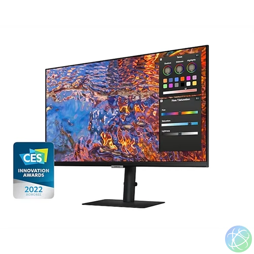 SAMSUNG IPS monitor 27" S8, 3840x2160, 16:9, 350cd/m2, 5ms, HDMI/DisplayPort/3xUSB/USB-C/LAN, Pivot