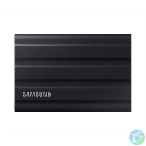 SAMSUNG Hordozható SSD T7 Shield, USB 3.2 Gen.2 (10Gbps), 1TB, Fekete