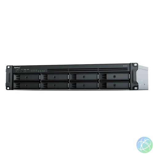 SYNOLOGY NAS 8 Fiókos RS1221RP+ AMD Ryzen V1500B 4x2,2GHz, 4GB DDR4 , 4x1GbE, 3x3.2USB