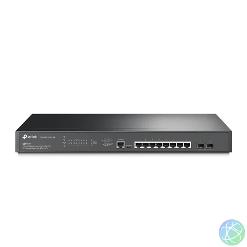 TP-LINK Switch 8x2500Mbps (8xPOE+) + 2x10G SFP+ + 1xkonzol port + 1xUSB, Menedzselhető, SG3210XHP-M2