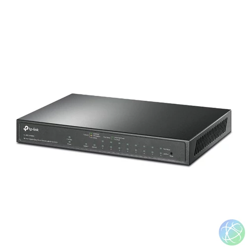 TP-LINK Switch 9x1000Mbps (8xPOE+) + 1xGigabit kombó SFP, Easy Smart, TL-SG1210MPE