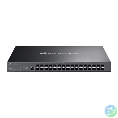 TP-LINK Switch 32x10Gbps SFP+ + 2xkonzol port, Menedzselhető Rackes, SX3032F