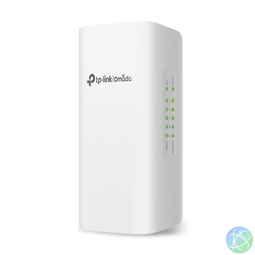 TP-LINK Switch 5x1000Mbps(1xPOE++/4xPOE+) Kültéri Műanyagházas (Omada), SG2005P-PD