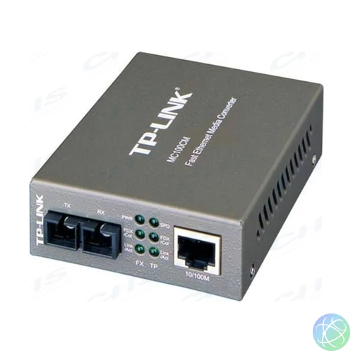 TP-LINK Optikai Media Konverter 100(réz)-100FX(SC) Multi mód, MC100CM