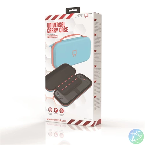 VENOM Nintendo Switch 2/Switch/OLED/Lite Kiegészítő Hordozható táska kék-narancs, VS4955
