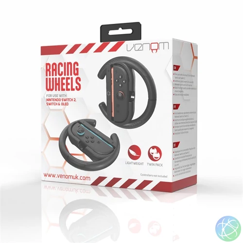 VENOM Nintendo Swtich 2/Switch Kiegészítő Dupla kormány pack, VS4934