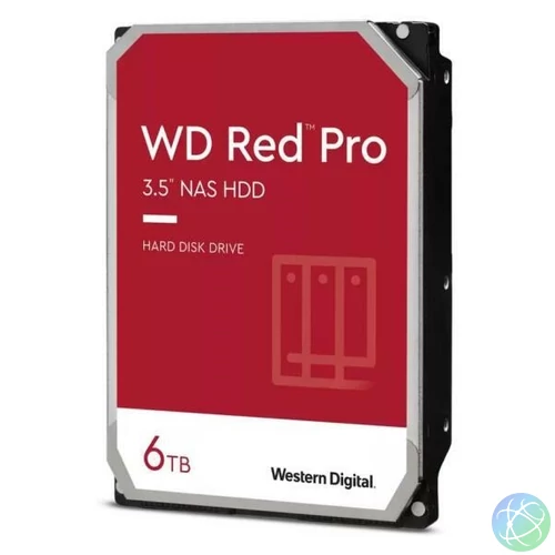 WESTERN DIGITAL 3.5" HDD SATA-III 6TB 7200rpm 256MB Cache, RED Pro