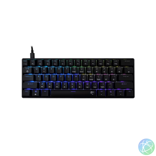 WHITE SHARK GK-004121B/BL-US SHINOBI-2/B-BL-US mech. bill. 61 kék gomb,fekete,angol