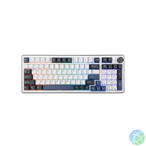 WHITE SHARK GK-007251-W/R-US EXCALIBUR-W/R-US vezeték nélküli mechanikus billentyűzet, angol, fehér
