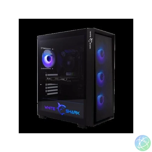 WHITE SHARK WARHEAD-3/B WS GCC-2401B  PC ház, E-ATX/ATX/M-ATX/ITX gamer, fekete